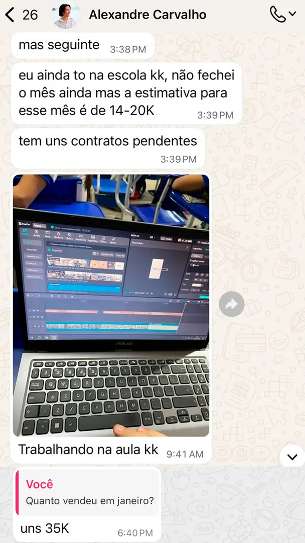 Depois, Alexandre Carvalho